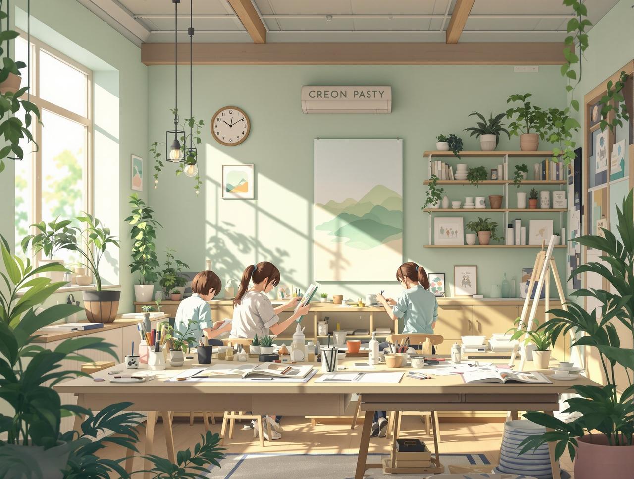 51短剧91吃瓜 - 品牌故事 51短剧91吃瓜品牌故事 - 动画工作室创作场景